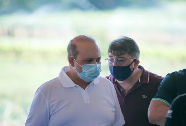 Ibaneis Rocha inaugura obra na Vargem Bonita