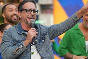 Lucio Mauro Filho é clicado durante participação no Caldeirão
