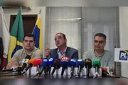Flávio Roscoe dá coletiva a imprensa mineira Flávio Roscoe dá coletiva a imprensa mineira