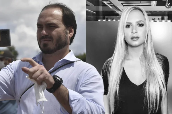 Carlos Bolsonaro e ex-noiva, Geórgia Paiva Azambuja