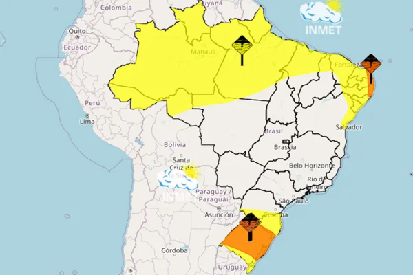 Confira a previsão do tempo para o início de maio no país
