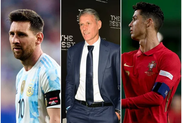 Messi, Van Basten e Cristiano Ronaldo
