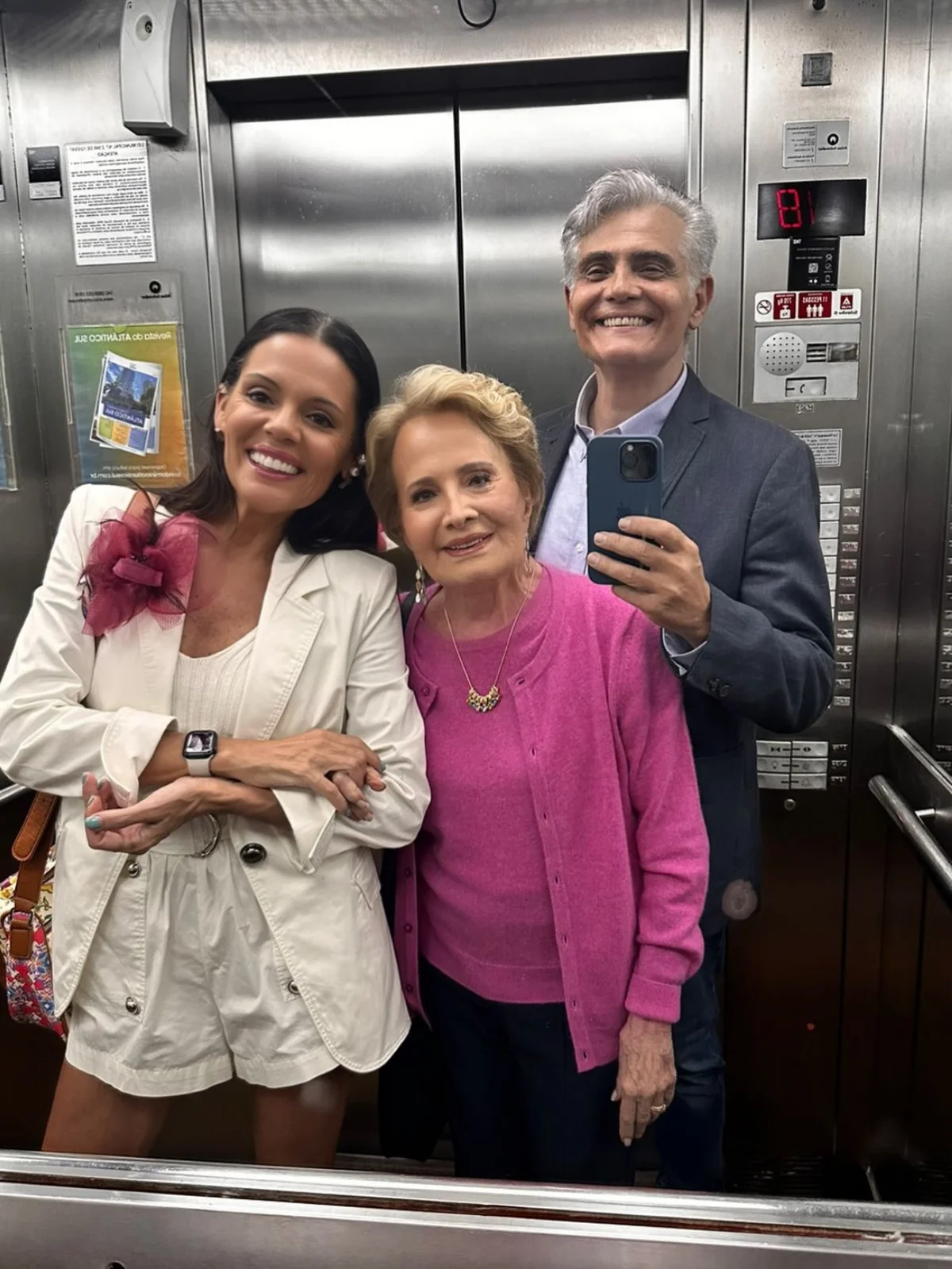 Mocita Fagundes, Glória Menezes e Tarcísio Filho Mocita Fagundes, Glória Menezes e Tarcísio Filho