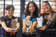 Finalistas do prêmio do K-Battle Ground na categoria solo amador