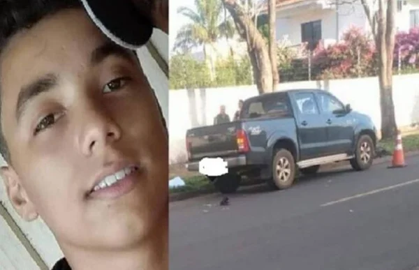 Jovem é atropelado por caminhonete, bate a cabeça e morre em MS