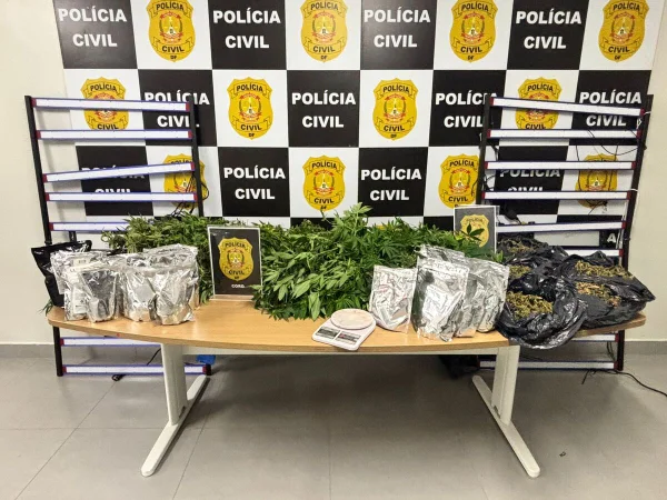 Casal é preso por cultivar maconha e divulgar nas redes sociais