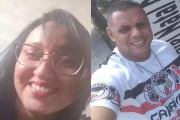 Mulher sorrindo e homem sorrindo