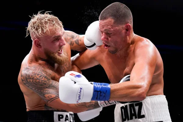 Luta de boxe entre Jake Paul e Nate Diaz, nos EUA
