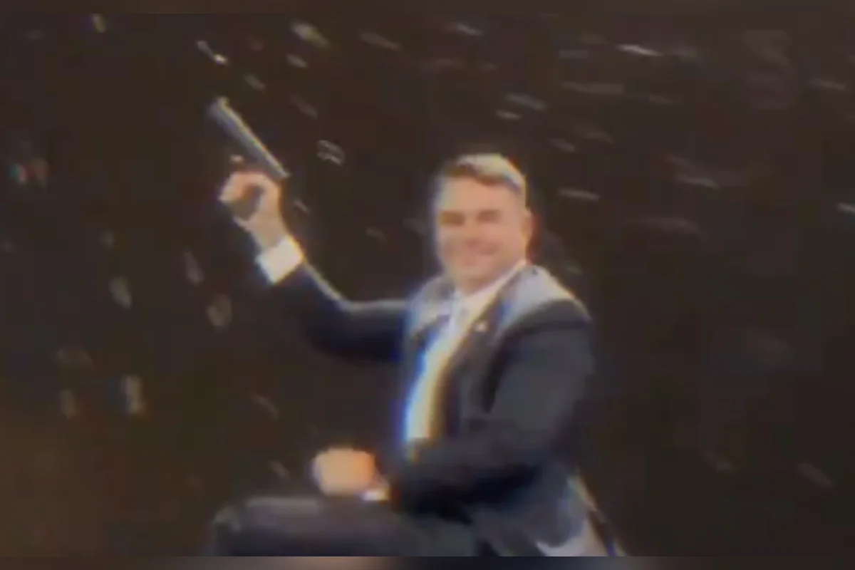 Nikolas divulga vídeo de IA com Flávio bebendo, atirando e soltando míssil - imagem 6 Nikolas divulga vídeo de IA com Flávio bebendo, atirando e soltando míssil - imagem 6