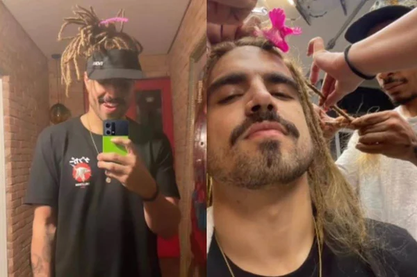 Caio Castro expõe visual novo e é criticado nas redes: “Apropriação”