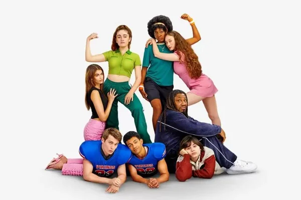 Foto colorida do cartaz de filme Bottoms, do Prime Video - Metrópoles