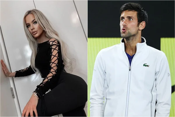 Djokovic e modelo