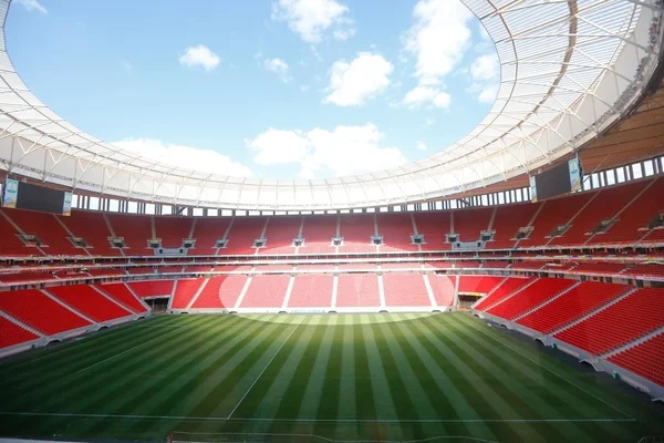 Mané Garrincha recebe novo gramado para jogo entre Vasco e Fluminense