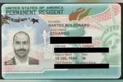 Green Card de Eduardo Bolsonaro (PL) Green Card de Eduardo Bolsonaro (PL)