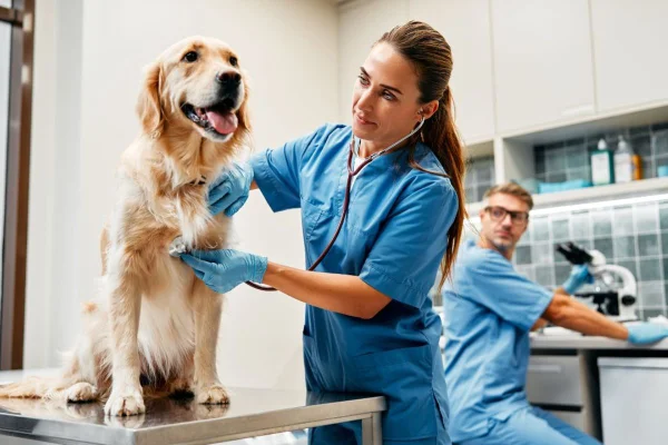 Pet no veterinario