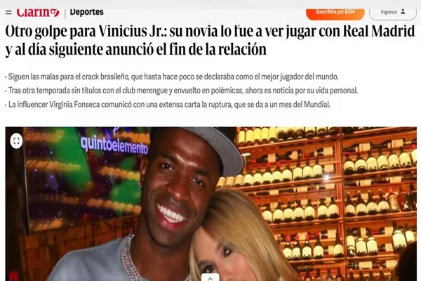 Término de Virginia Fonseca e Vini Jr. repercute na imprensa internacional - destaque galeria