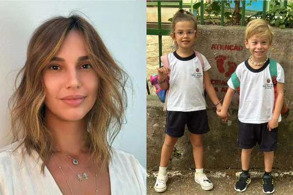 Os filhos de Izabela Dolabela estudam em escola pública desde os três anos. Ela cita que, lá, a educação é plural, inclusiva e lúdica - Metrópoles