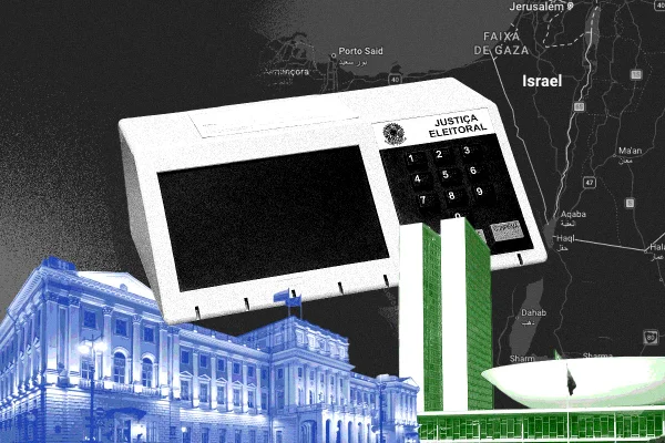 Imagem colorida mostra eleições, Ucrânia, Brasil e Israel - Metrópoles