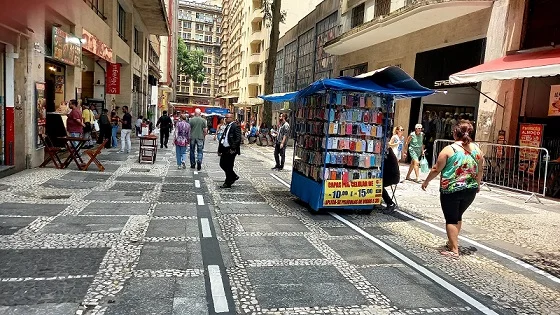 Zona Azul no calçadão