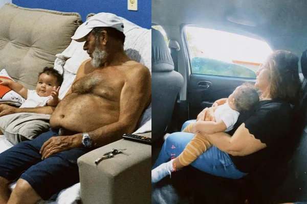 Casal adota filho de inquilinos como neto