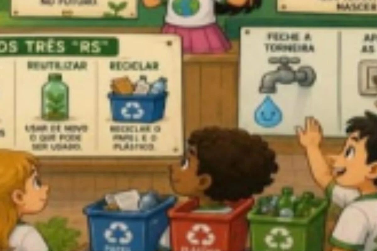 Imagem consta em material destinado às crianças do 3º ano do Ensino Fundamental Imagem consta em material destinado às crianças do 3º ano do Ensino Fundamental