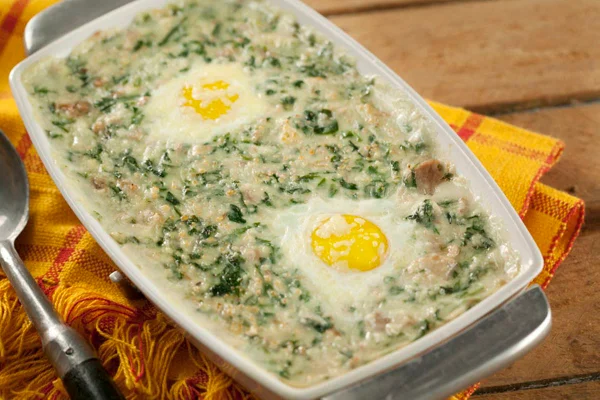 Espinafre gratinado