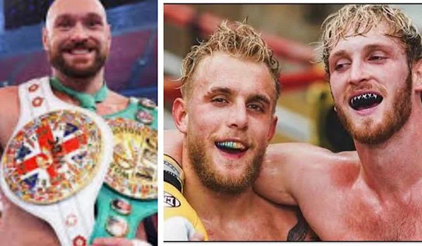 Tyson Fury pode enfrentar irmãos Jake e Logan Paul ao mesmo tempo