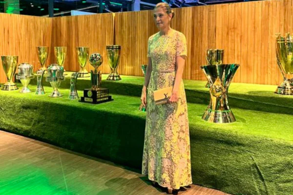 Imagem colorida de Leila Pereira do Palmeiras - Metrópoles