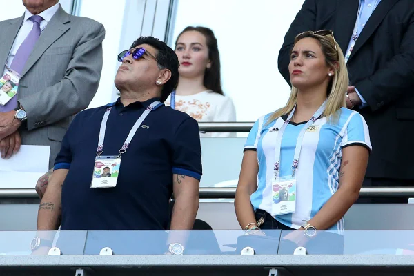 Maradona e ex-namorada