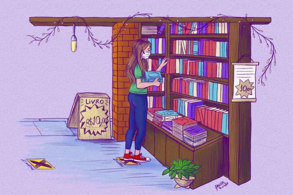 Venda de livros em sebos
