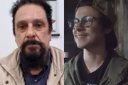 Paulo Cupertino e o ator Rafael Miguel