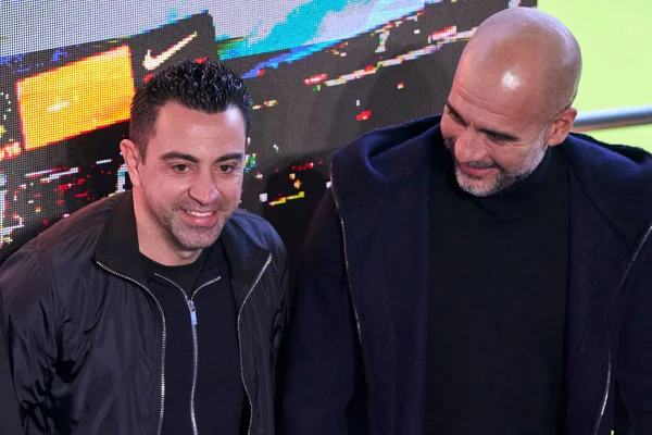 Xavi Hernández e Guardiola