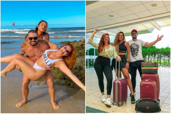 Empresário e advogada assumem trisal com influencer e bombam na web