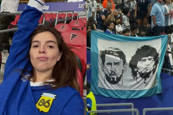 Filha de Maradona se emociona após vitória da Argentina: “Estava aqui” - destaque galeria Filha de Maradona se emociona após vitória da Argentina: “Estava aqui” - destaque galeria