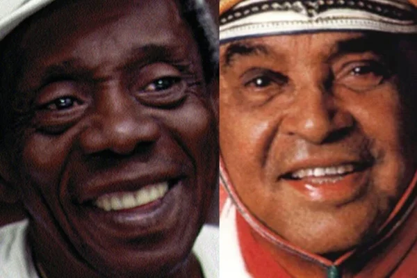 Montagem colorida de Grande Otelo e Luiz Gonzaga - Metrópoles