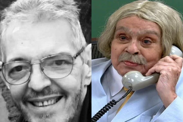 Montagem com fotos de Duda Anizio e Chico Anysio