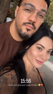 Belo e Rayane Figliuzzi posam juntos nos stories do Instagram Belo e Rayane Figliuzzi posam juntos nos stories do Instagram