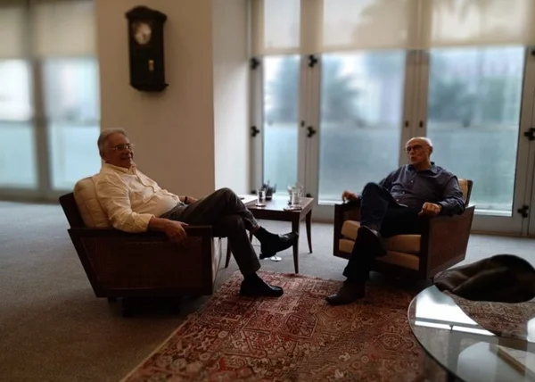 Eduardo Suplicy encontra Fernando Henrique Cardoso