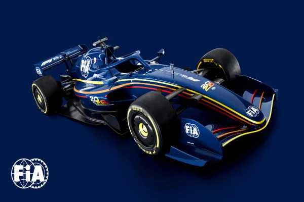 Imagem colorida de carro da FIA 2026 - Metrópoles