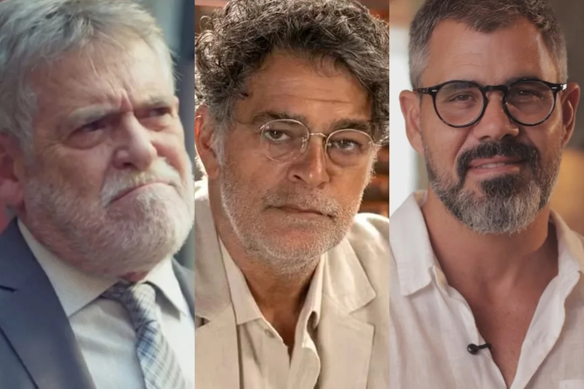 José de Abreu, Eduardo Moscovis e Juliano Cazarré. José de Abreu, Eduardo Moscovis e Juliano Cazarré.