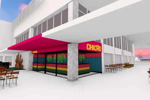 Projeto arquitetonico de bar