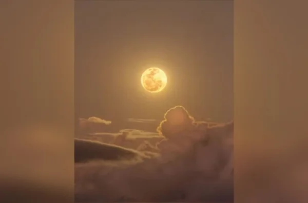 imagem colorida lua cheia na bahia divulgada pela nasa