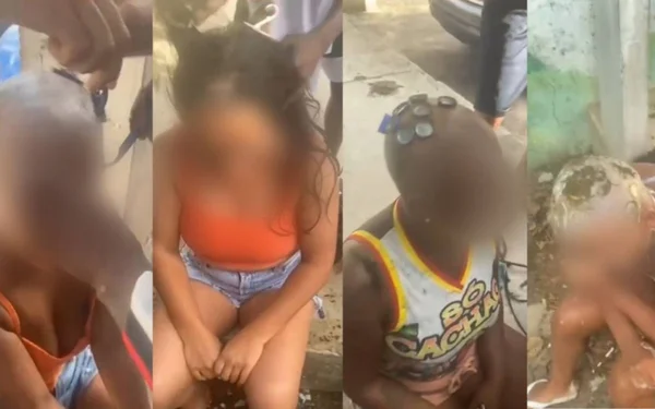 imagem colorida mulheres cabelo raspado comunidade rj