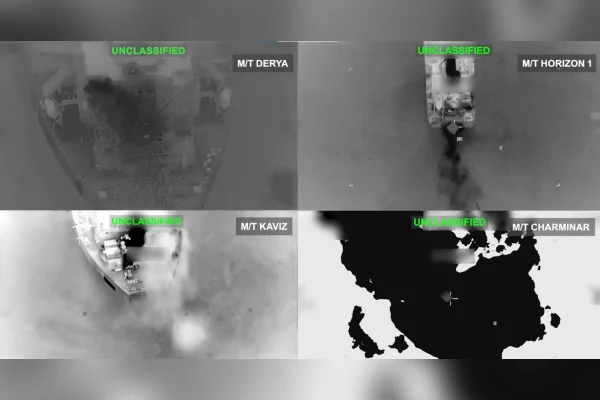 EUA destrói cinco petroleiros iranianos após ataques a navio de guerra