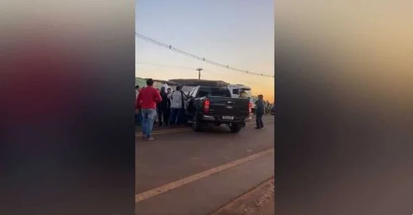 Motorista quase foi agredido por manifestantes