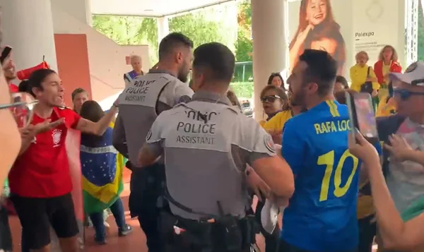 Confronto de bolsonaristas e lulistas na Suíça vira caso de polícia
