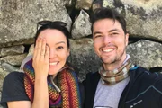 Geovanna Tominaga e o marido Geovanna Tominaga e o marido