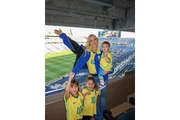 Virginia e filhos marcam presença em jogo do Brasil Virginia e filhos marcam presença em jogo do Brasil