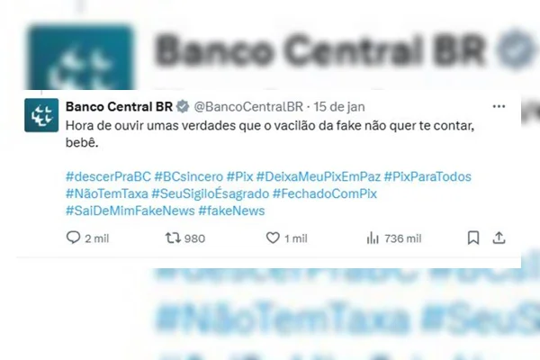 Imagem colorida Post Banco Central