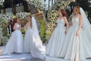 Mari Fernandez e Júlia Ribeiro se casaram nesta terça-feira (14/10) Mari Fernandez e Júlia Ribeiro se casaram nesta terça-feira (14/10)